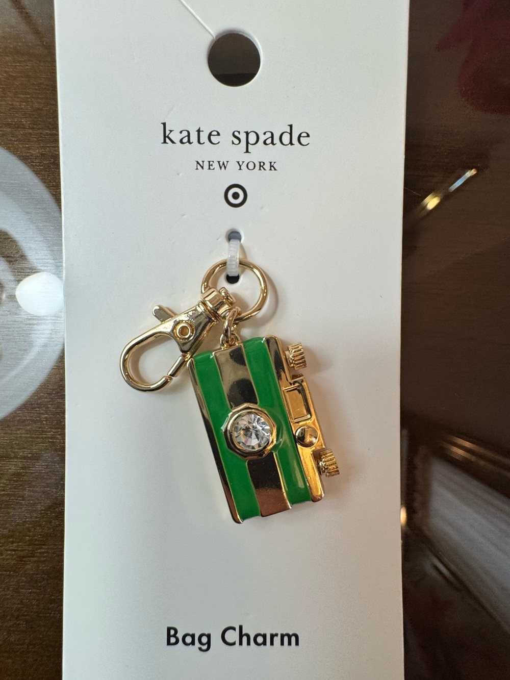 Kate Spade/ Target Limited Edition Gold Camera Bag Charm